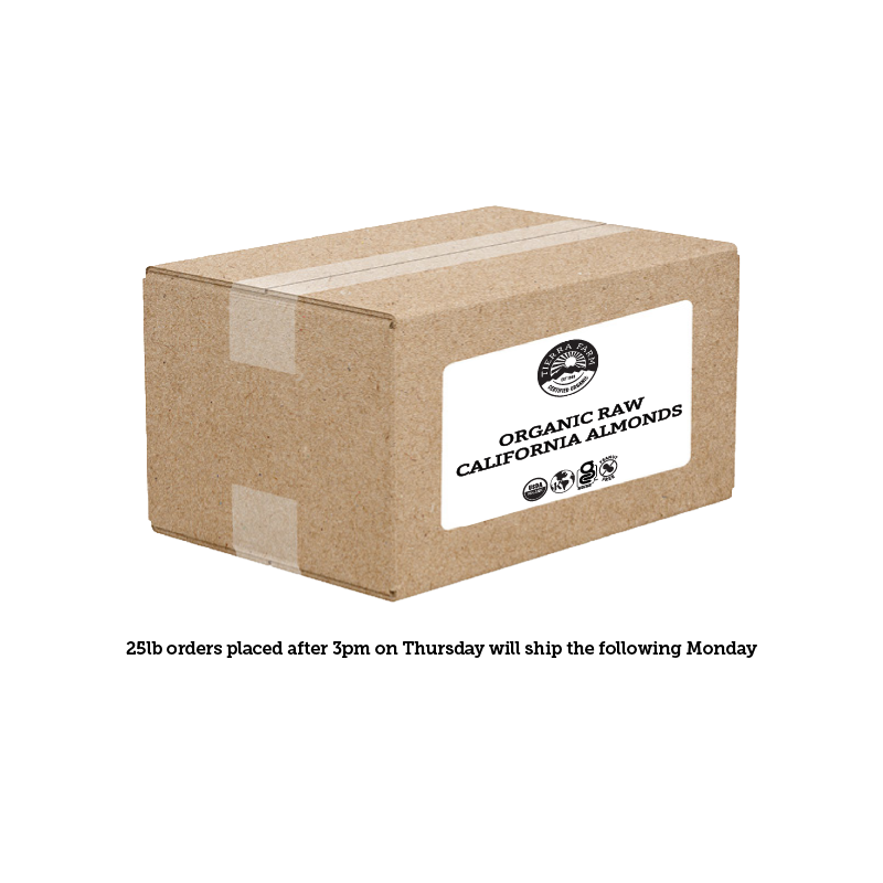 Organic <br> Raw California Almonds